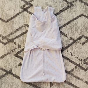 2/$20 Pink hearts fleece sleep sack